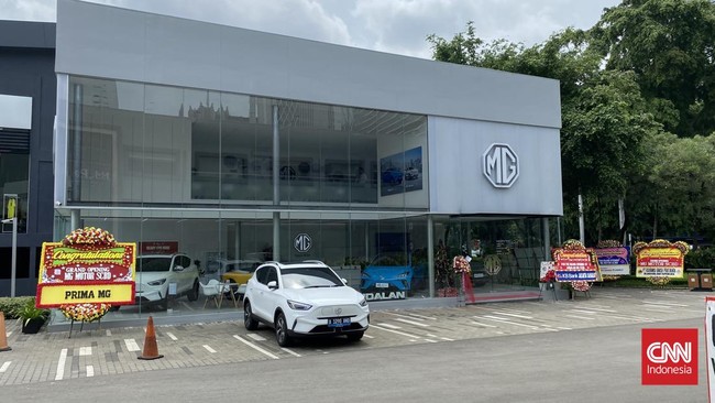 Dealer MG Motors dibuka di kawasan niaga SCBD, Jakarta Selatan buat menjangkau kawasan pusat kota.