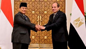 Prabowo Bertemu Presiden Mesir di Istana Kepresidenan Al Ittihadiya