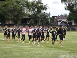 Suasana Latihan Perdana Timnas Indonesia Jelang Lawan Filipina di Solo