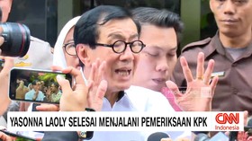 VIDEO: Yasonna Laoly Selesai Menjalani Pemeriksaan KPK