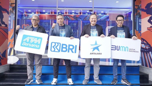 BRI menggandeng Artajasa meluncurkan fitur penarikan tunai tanpa kartu, Cardless Withdrawal, di seluruh jaringan ATM dan CRM BRI.