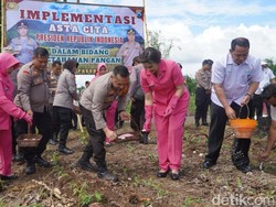 Polres Pasuruan Wujudkan Ketahanan Pangan Lewat Kampung Pekarangan Bergizi