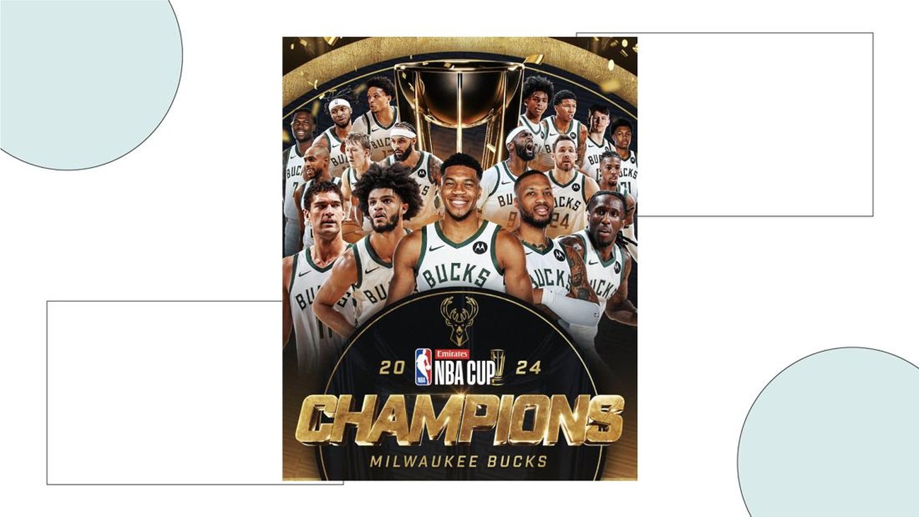 Giannis Antetokounmpo Antar Milwaukee Bucks Rajai NBA CUP 2024