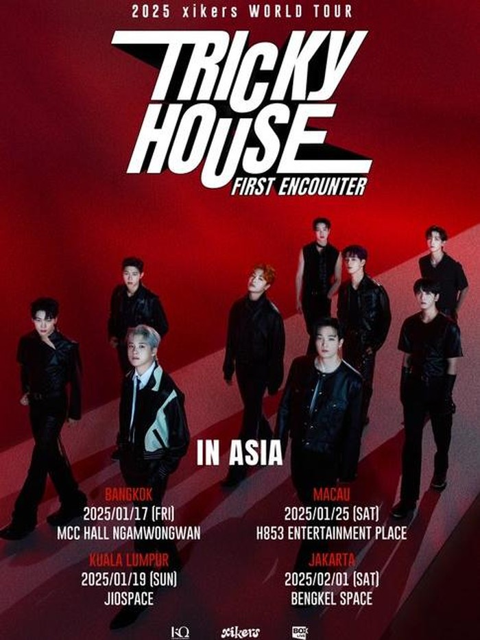 Poster jadwal lis tour xikers/ Foto: x.com/xikers_official