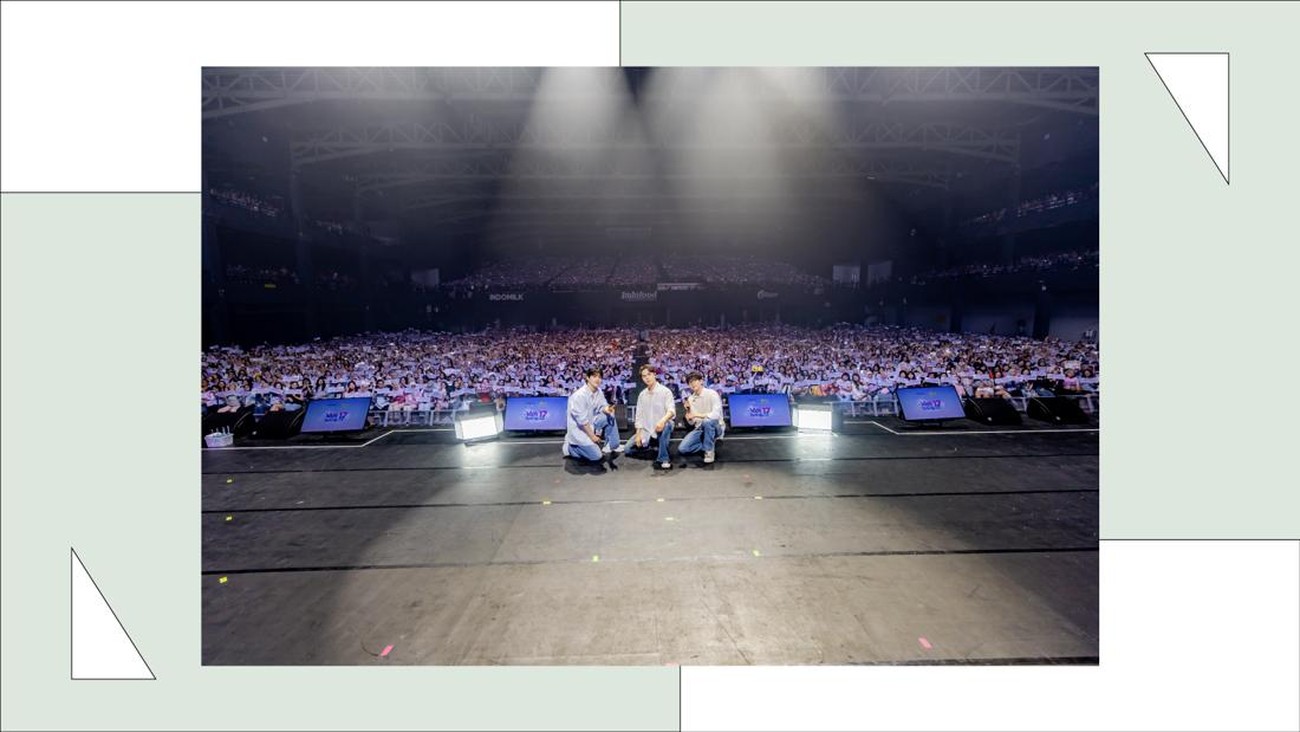 S.COUPS, WONWOO, dan VERNON SEVENTEEN Seru-seruan Bareng Penggemar di Jakarta