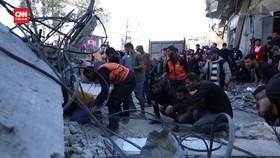 VIDEO: Israel Serang Gaza Bertubi-tubi, Jumlah Korban Tembus 45 Ribu
