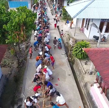 Mengenal Badendang Rotan, Tradisi Menyambut Tahun Baru di Maluku