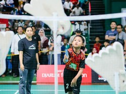 Ratusan Anak-anak Ikut Festival SenengMinton 2024 di Kudus