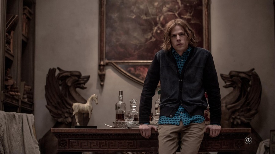 Jesse Eisenberg saat tampil sebagai Lex Luthor di Batman v Superman.