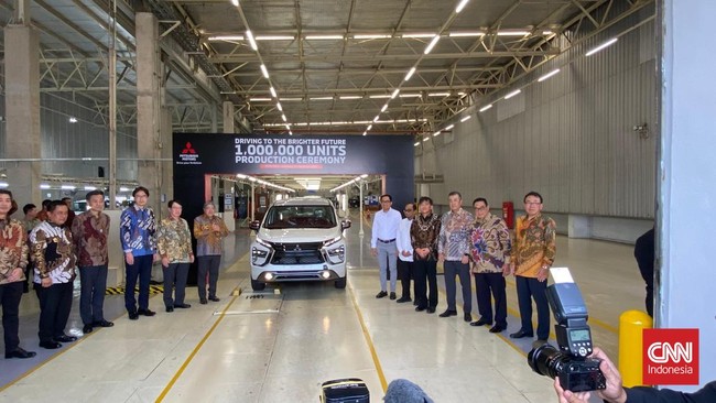 Pabrik Mitsubishi di Bekasi sudah memproduksi lebih dari 1 juta unit sejak 2017.