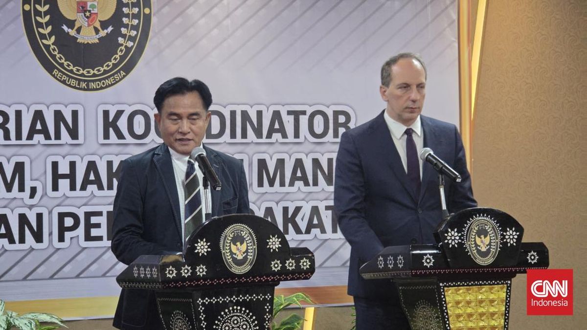 Dubes Prancis Bertemu Menko Yusril, Bahas Kerja Sama Bilateral