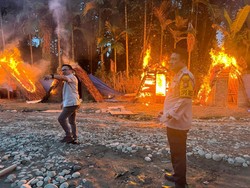 TNI/Polri Gerebek Sarang Narkoba di Deli Serdang-Langkat, 47 Orang Ditangkap