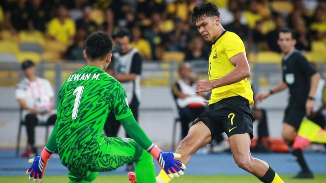 Timnas Malaysia tersingkir dari Piala AFF 2024 atau ASEAN Championship usai ditahan Singapura di Stadion Bukit Jalil, Jumat (20/12).