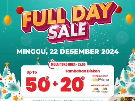Transmart Full Day Sale Kembali Hadir, Diskon Sepeda Listrik hingga Minyak Goreng