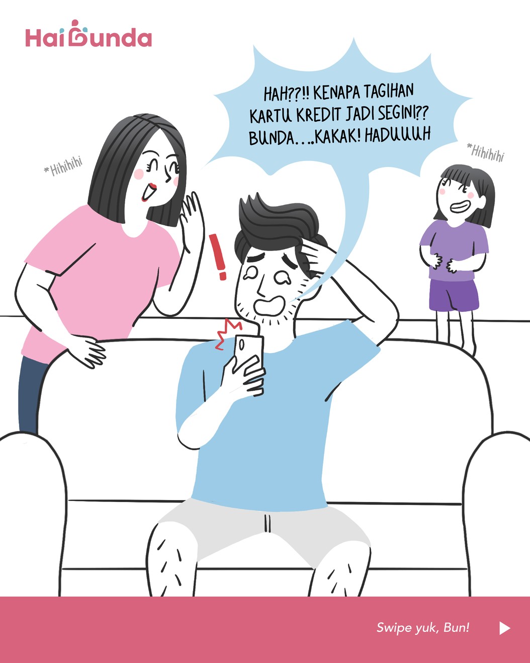 Komik Bunda Liburan Sekolah