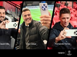 Momen Legenda Bola Pegang Oppo Find X8 Pro, Torres sampai David Villa