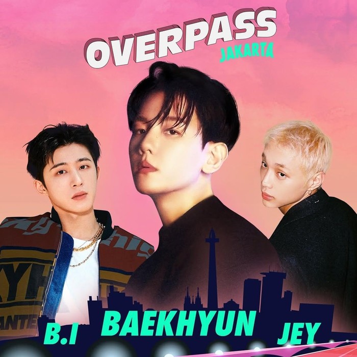 Poster OVERPASS in Jakarta/Foto: Instagram.com/overpassmusic