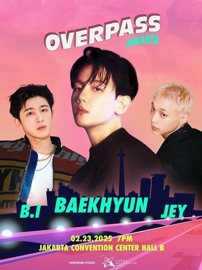 Poster OVERPASS in Jakarta/Foto: Instagram.com/overpassmusic