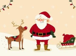 Kisah Rusa dan Sinterklas di Malam Natal