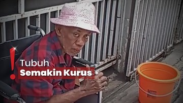 Sakit Stroke, Pak Tarno Jualan Ikan Cupang Sambil Duduk di Kursi Roda