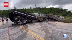 VIDEO: Kecelakaan Horor Bus di Brasil Tewaskan Lebih dari 30 Orang