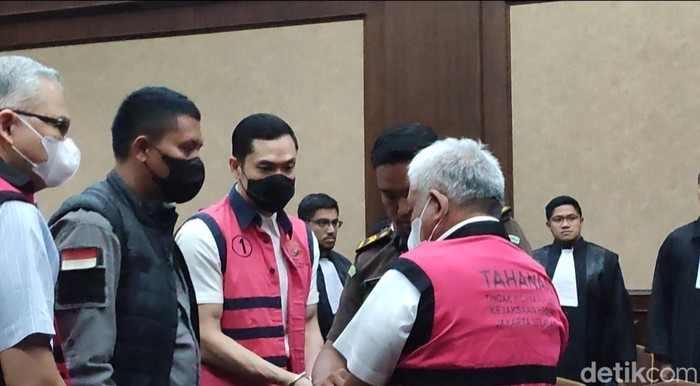 Harvey Moeis di sidang pembacaan amar putusan, 23 Desember 2024. (Wilda Hayatun Nufus/detikcom)