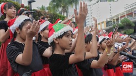 FOTO: Senandung Kidung Natal Bergema di Jakarta