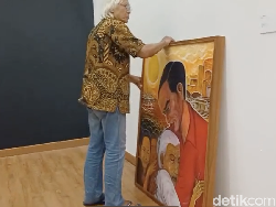 Video: Pameran Lukisan Yos Suprapto di Galeri Nasional yang Tak Bisa Dilanjutkan