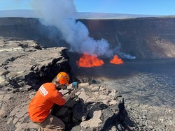 Video: Rekaman Air Mancur Lava dari Gunung Berapi Kilauea di Hawaii