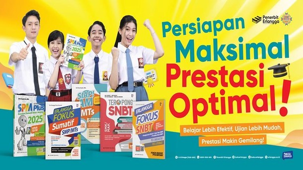 Persiapan Maksimal Prestasi Optimal Bersama Penerbit Erlangga