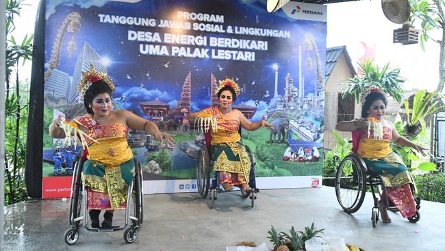 Pertamina membuktikan komitmennya dalam mendukung inklusi sosial dan pemberdayaan komunitas difabel melalui program 'Sahabat Disabilitas Ubud'.