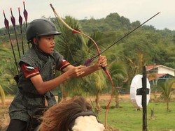 Atlet Horseback Archery Indonesia Rajai Liga Memanah Berkuda Malaysia