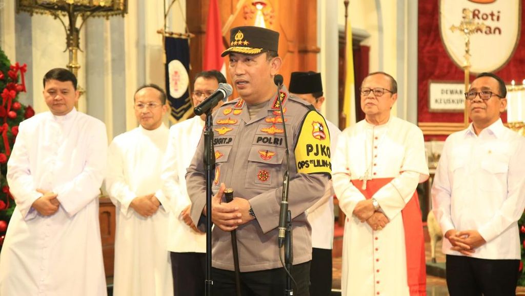 Amankan Nataru, Kapolri Terjunkan 147 Ribu Personel Gabungan