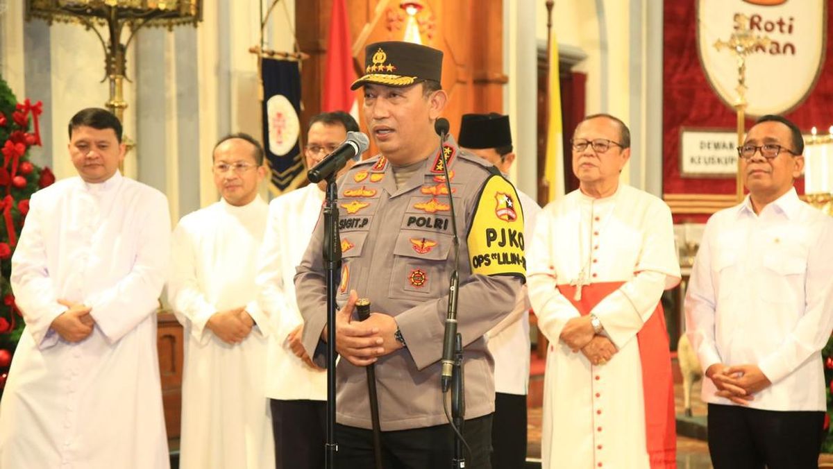 Amankan Nataru, Kapolri Terjunkan 147 Ribu Personel Gabungan