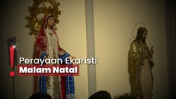 img-title Suasana Misa Natal di Katedral Jakarta, Dihadiri Jemaat Luar Daerah