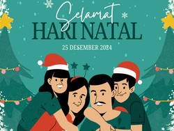 Selamat Natal dan Merry Christmas Membahana, Doa Damai Kasih Menyertai