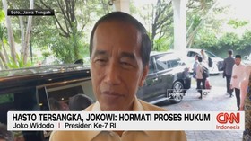VIDEO: Hasto Tersangka, Jokowi: Hormati Proses Hukum