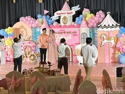 Akikah Putri Kaesang, Graha Saba Jokowi Disulap Jadi Taman Bermain