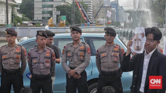 FOTO: Aksi BEM SI Kerakyatan Tolak Kenaikan PPN jadi 12 Persen