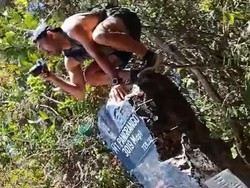 Oknum Pendaki Berulah, Naiki Tugu Puncak Gunung Pangrango