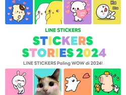 Ciptakan Momen Wow, 500 Juta Line Stickers Terkirim di 2024