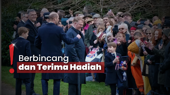 Momen Kate Middleton Sapa Rakyat, Pangeran William-Anak Sabar Nunggu