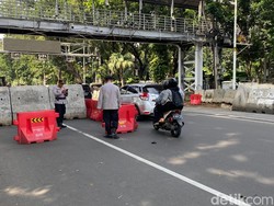 Jelang Demo PPN 12% di Patung Kuda, Lalin ke Istana Ditutup Sebagian