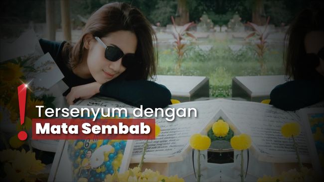 Tamara Tyasmara Bawa Kue-Bunga, Rayakan Ultah Dante di Pemakaman