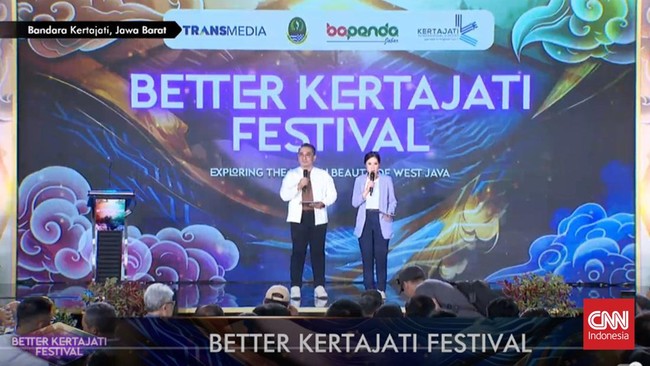 Better Kertajati Festival juga mengumumkan sejumlah pihak penerima penghargaan, baik dari pemda hingga swasta.