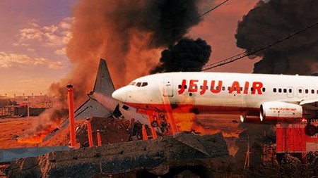 Pesawat Jeju Air Jatuh di Korea Selatan
