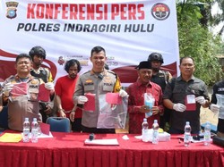 Polisi Tangkap 2 Bandar Sabu di Inhu, Jual 8 Kg-Dapat Upah Rp 40 Juta