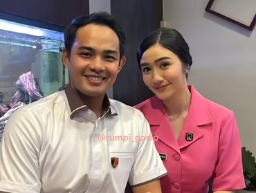 Sosok Drajad Djumantara Suami Febby Rastanty yang Naik Jabatan di Kepolisian