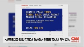 VIDEO: Hampir 200 Ribu Tanda Tangan Petisi Tolak PPN 12%