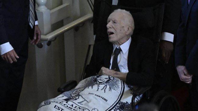 FOTO: Eks Presiden AS Jimmy Carter Meninggal Dunia di Usia 1 Abad
